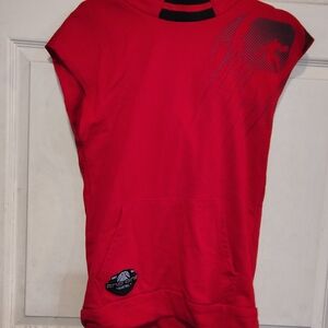 And1 Kids Size XXL Red Sleeveless Hoodie